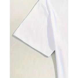 Silly Goose Print, Men's Graphic Design Crew Neck T-shirt, Casual Comfy Tees Tshirts For Summer, Men's Clothing Tops