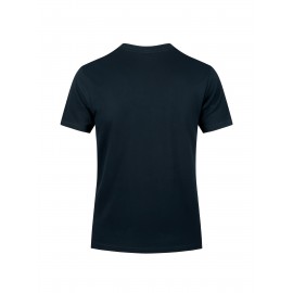 5pcs Multi Color Men's Solid Comfy Cotton Casual T-Shirts Set, Basic Crew Neck Tees For Summer Sports