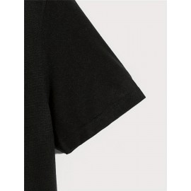 JESUS CALLING Creative Pattern Men's T-shirt For Summer Outdoor, Men's Trendy Crew Neck Tops